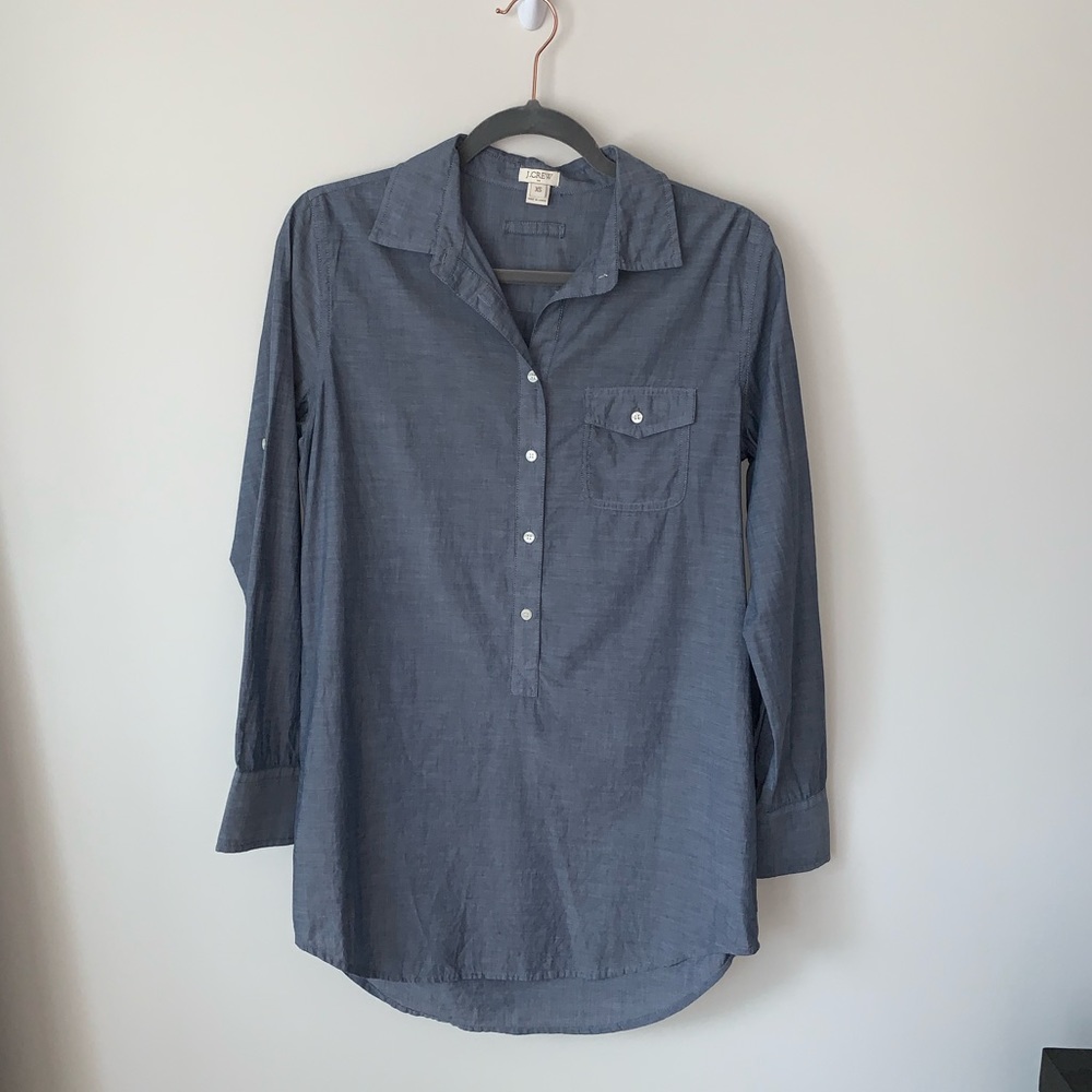 J. Crew Button Down Tunic Size XS